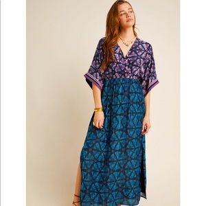 Anthropologie Lisette Shimmer Maxi dress size XS,S